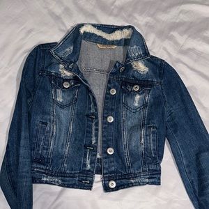 Denim Distressed Jean Jacket Original Highway Jeans